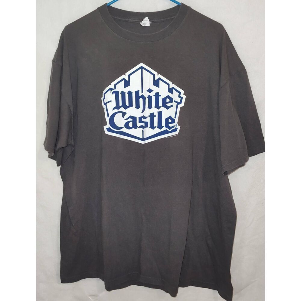 White Castle Vintage 2007 2X Anvil T-Shirt Size Night Castle
